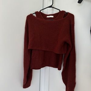 Oak + Fort two piece sweater
